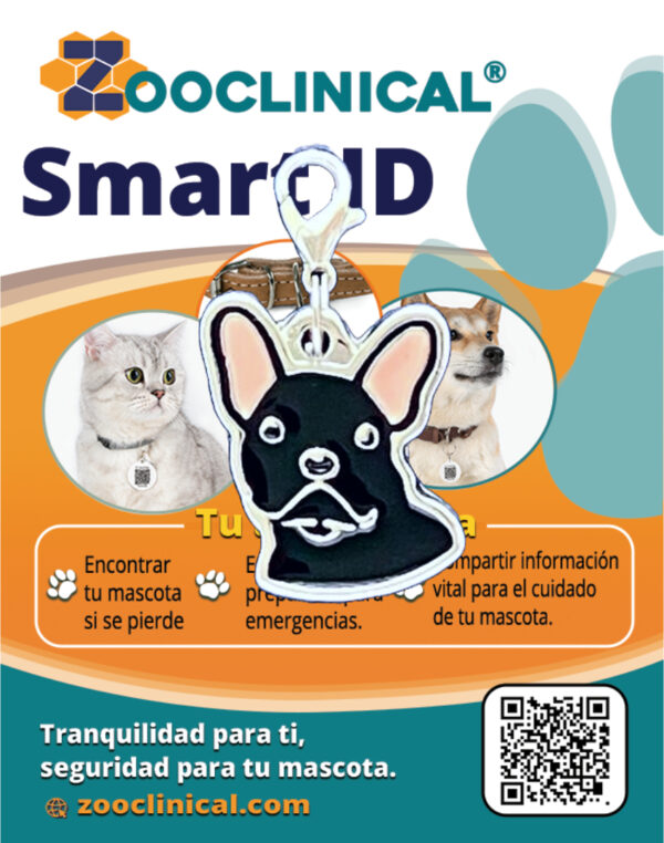 Placa ID Bulldog Frances