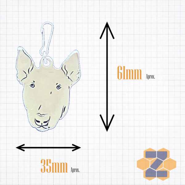 Placa identificacion Bullterrier