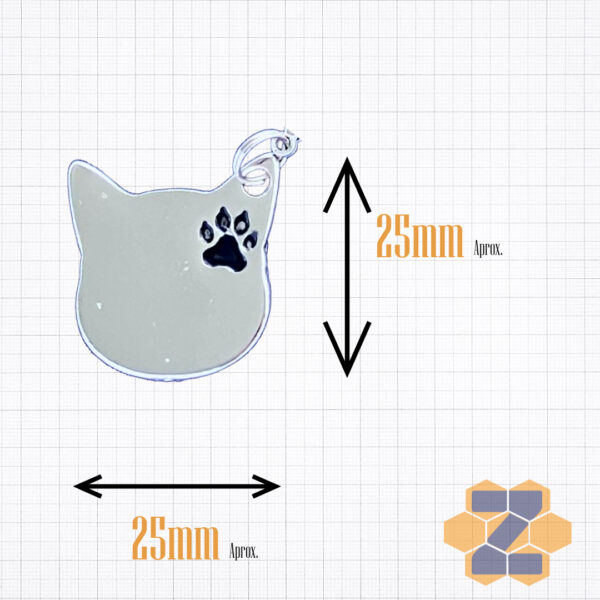 Placa Identificacion Gato